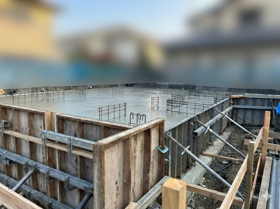 北登美ヶ丘の家　基礎底版