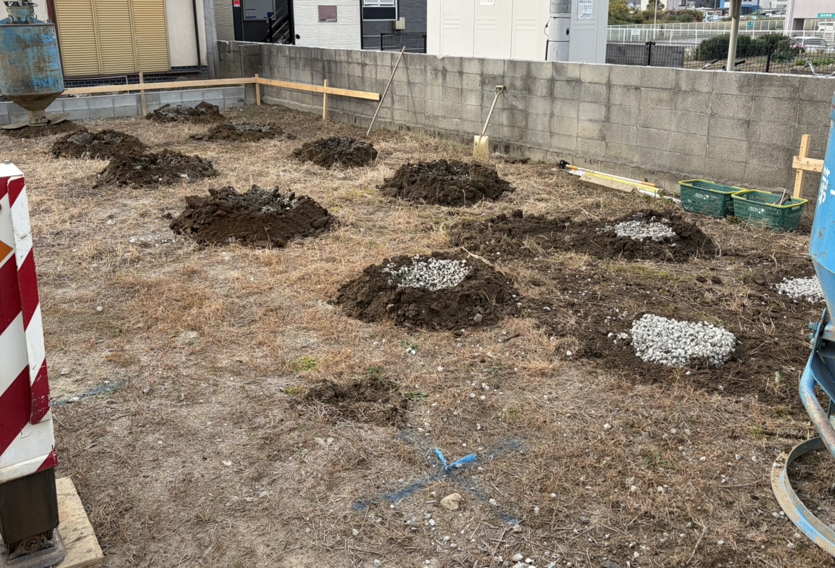 楽音寺　地盤改良