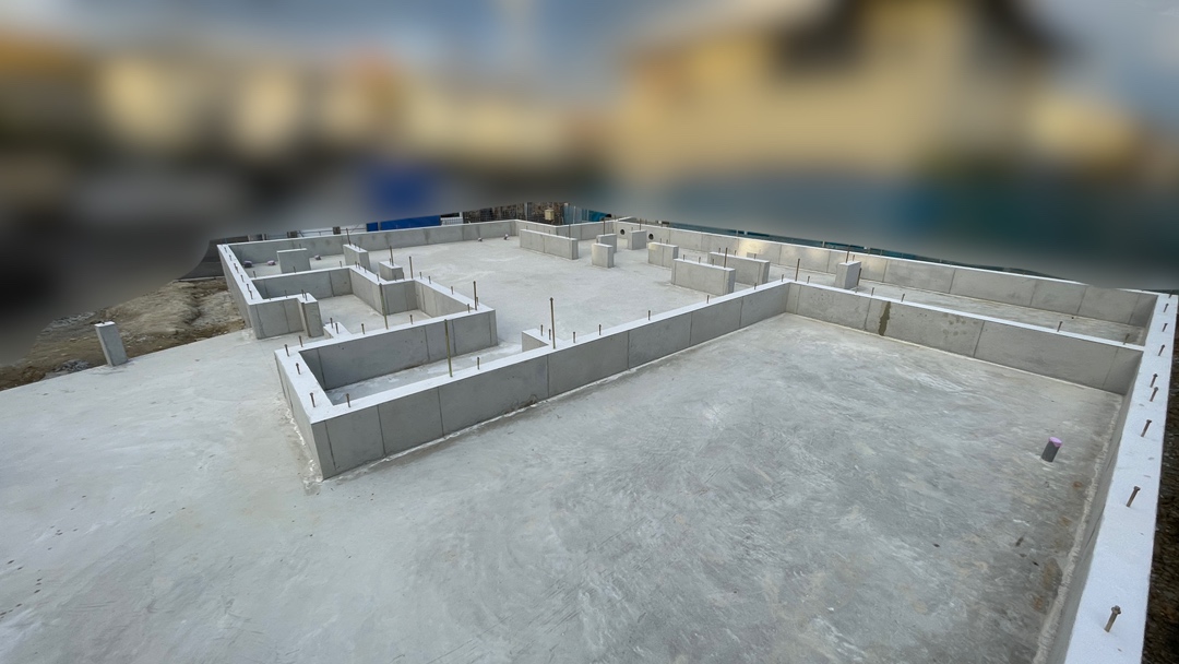 北登美ヶ丘　基礎完工