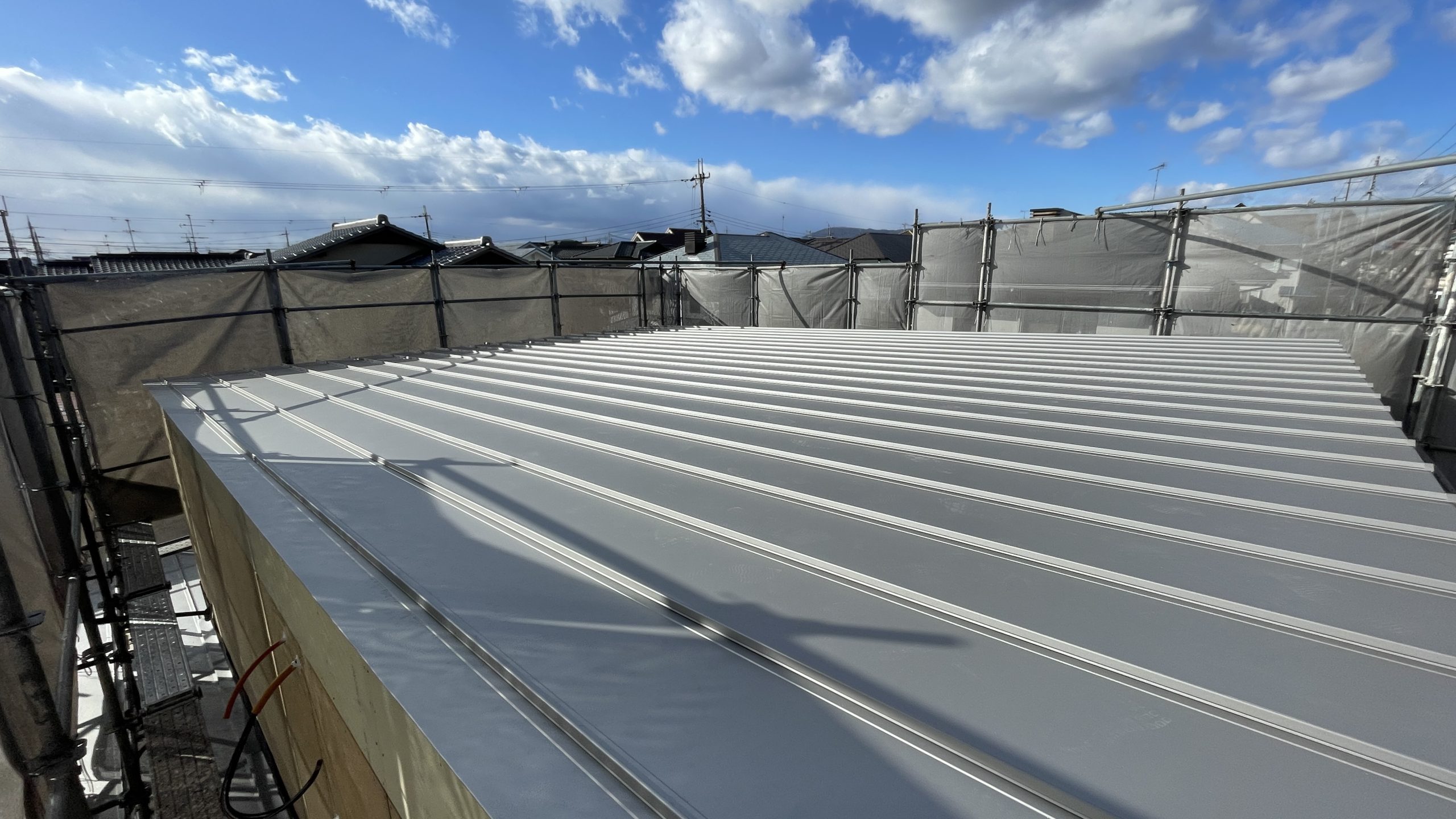 北登美ヶ丘の家　屋根工事