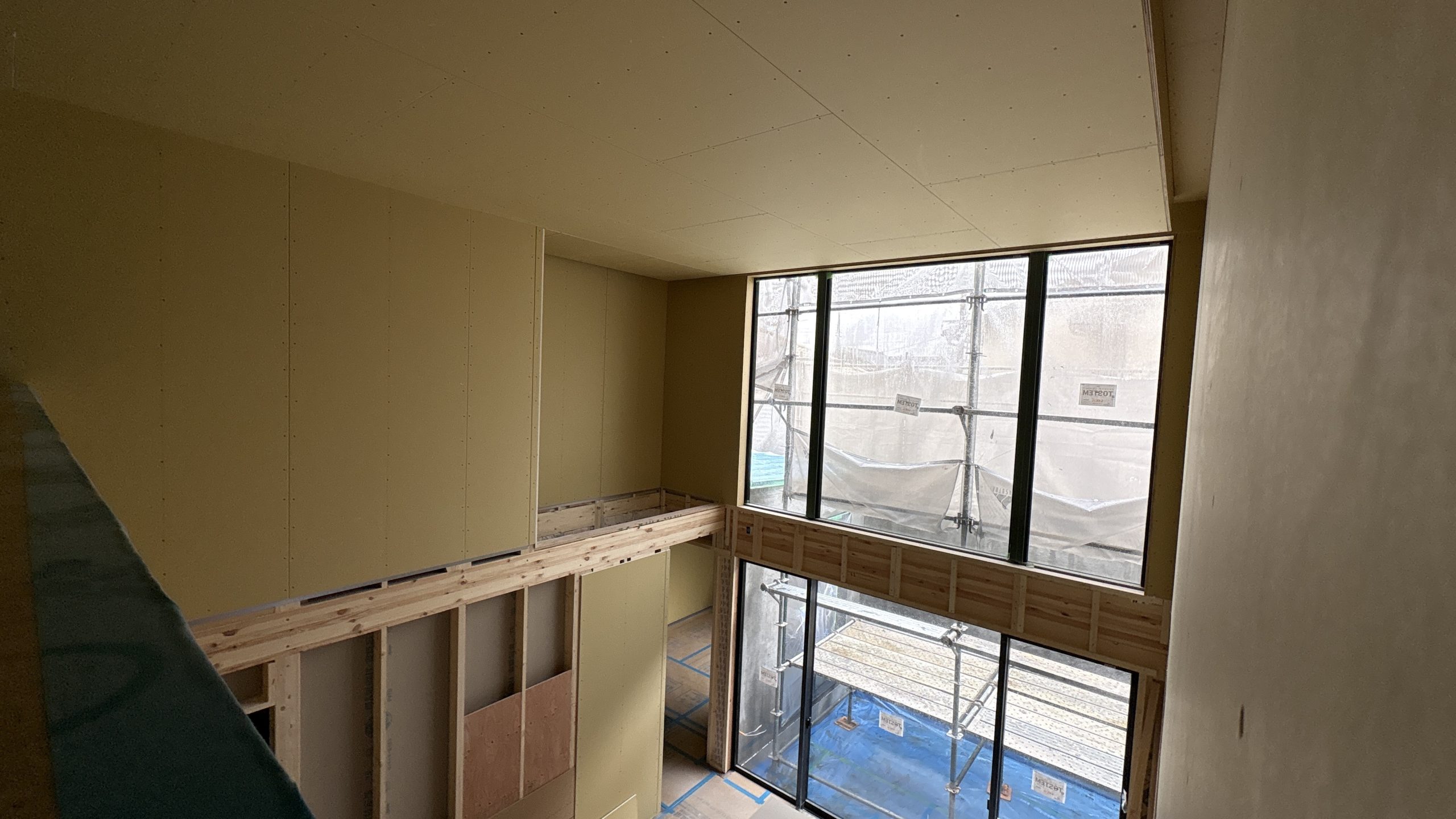 北登美ヶ丘の家　木工事2