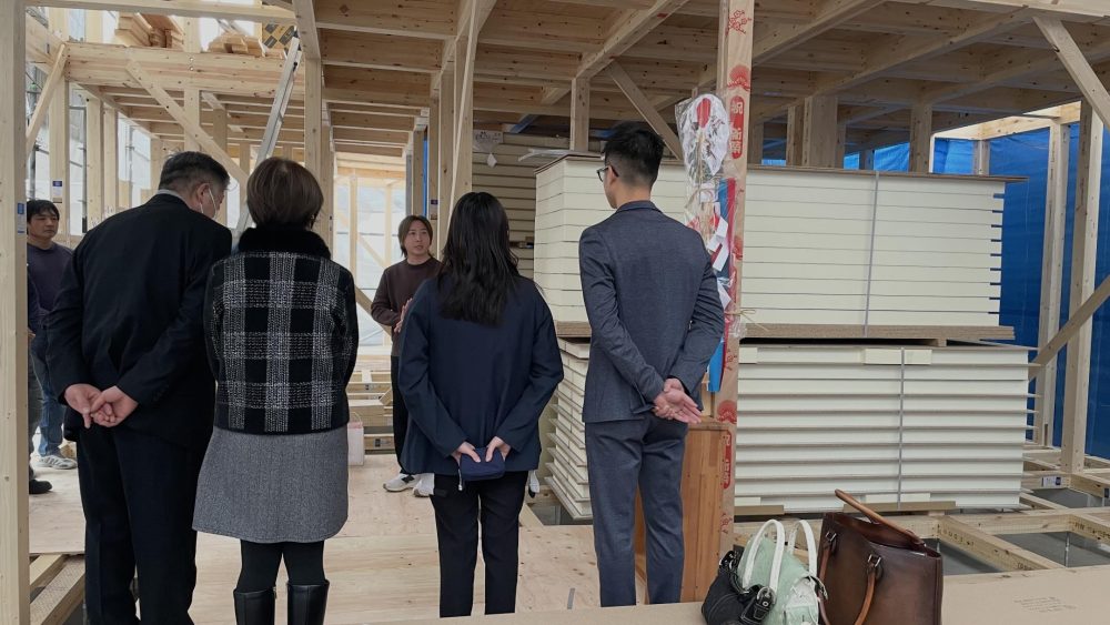 東大阪市の家　上棟式