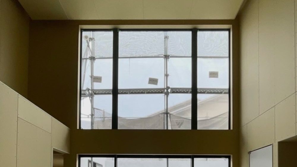 北登美ケ丘の家　木工事完了